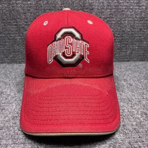 Ohio State Buckeyes Hat Cap Strap Back Men NCAA College Signature Red Adjustable